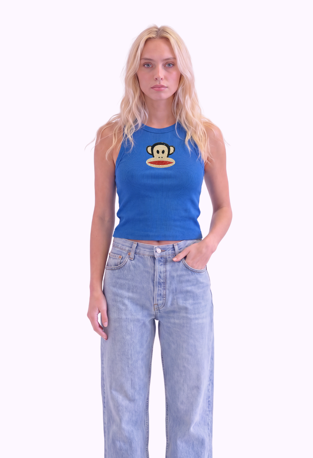 RHINESTONE TANK TOP