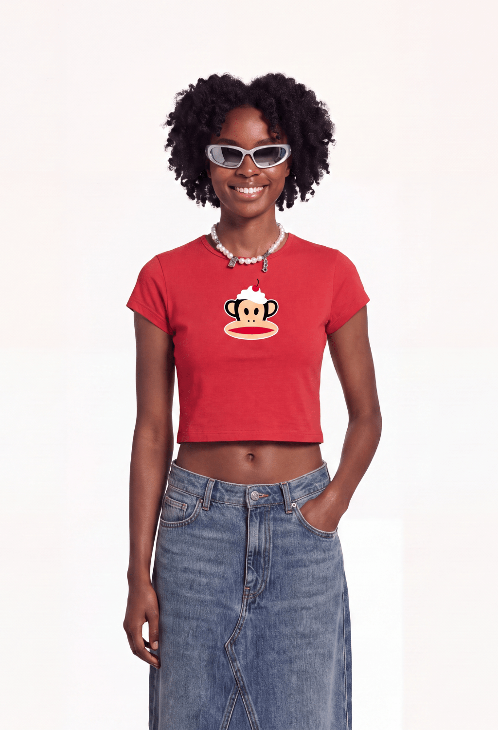 CHERRY BABY TEE - Planet Retouche