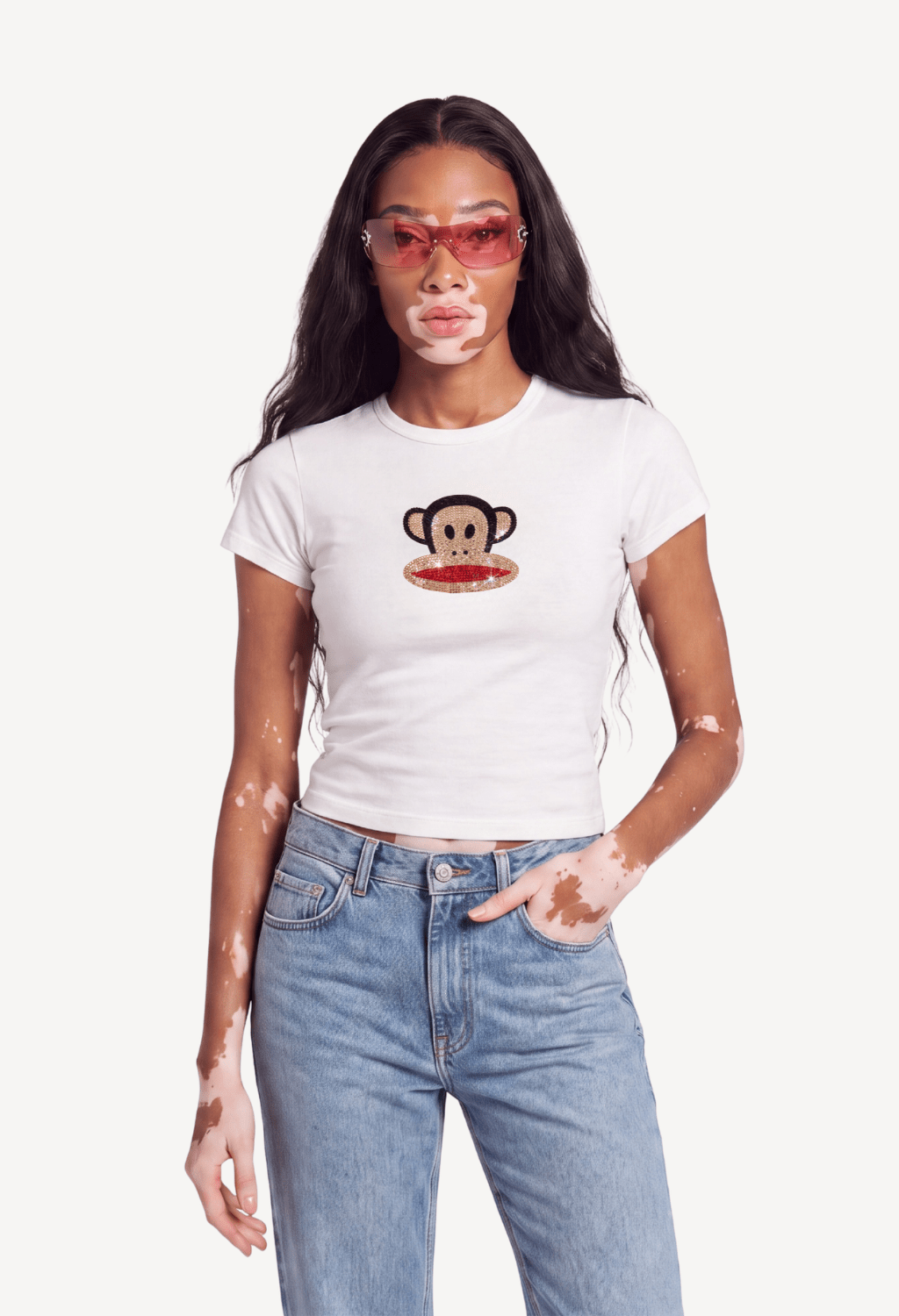 JULIUS CRYSTAL BABY TEE - Planet Retouche
