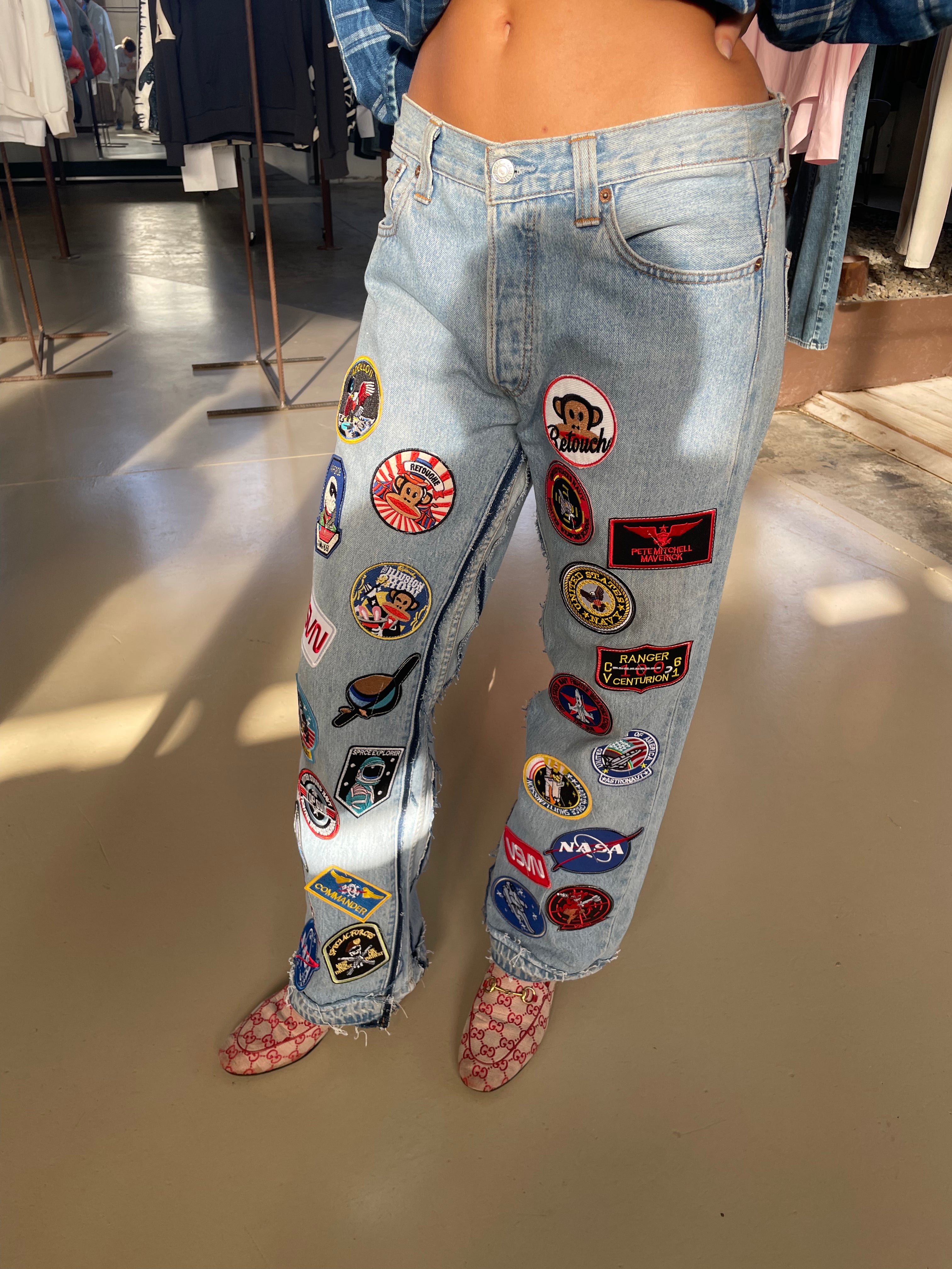 PATCHWORK JEANS