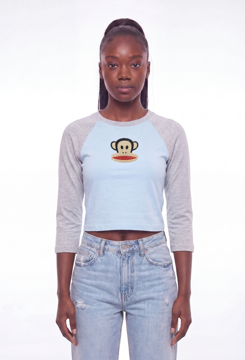 JULIUS CRYSTAL RAGLAN TEE