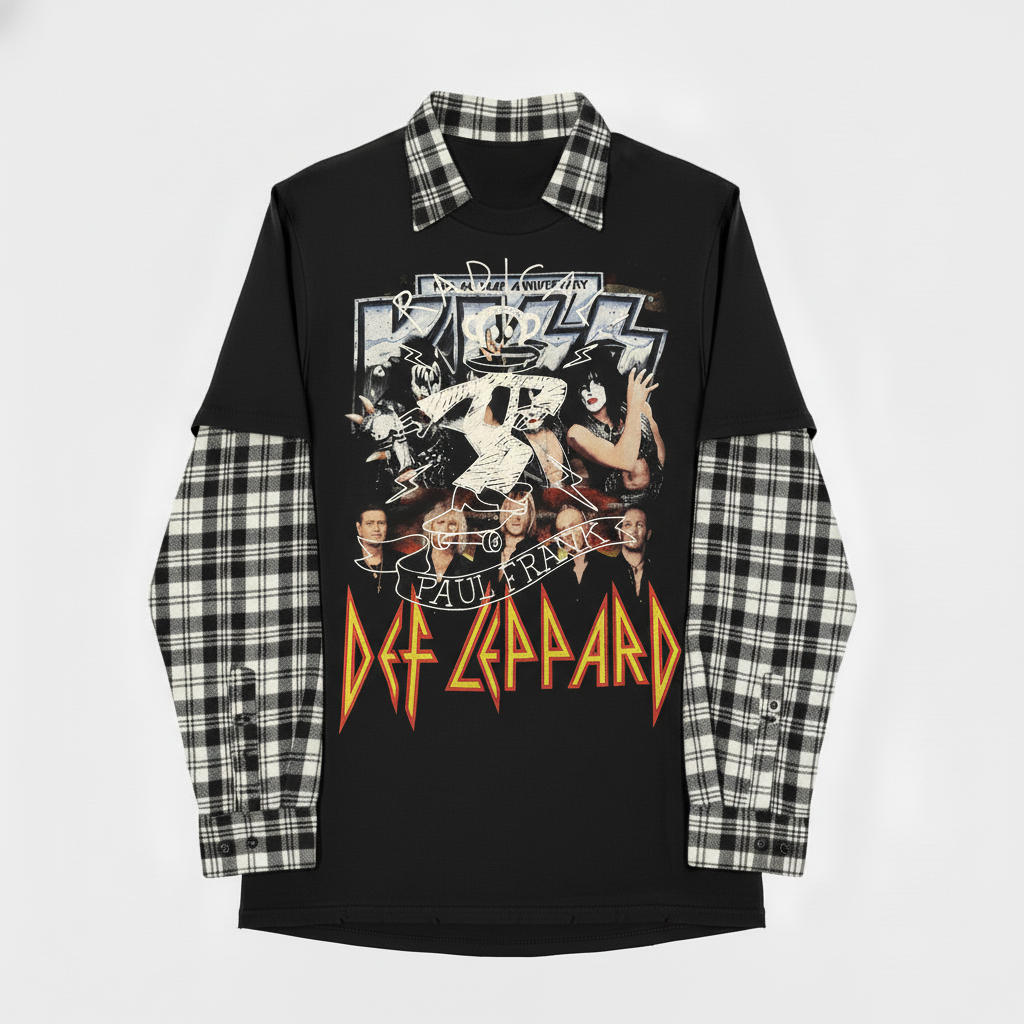 KISS X DEF LEPPARD TEE