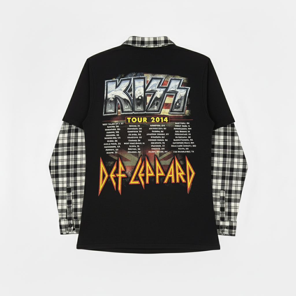 KISS X DEF LEPPARD TEE